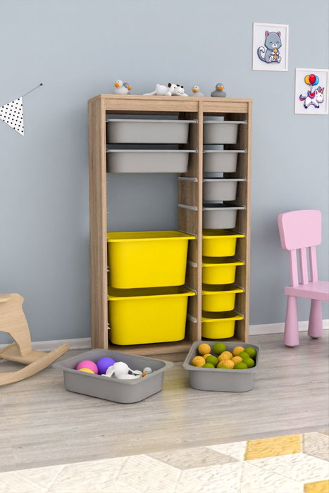 Hanah Home Montana Xs 2D4N8U - Gris Sonomo y Amarillo Hanah Home Montana Xs 2D4N8U - Gris Sonomo y Amarillo